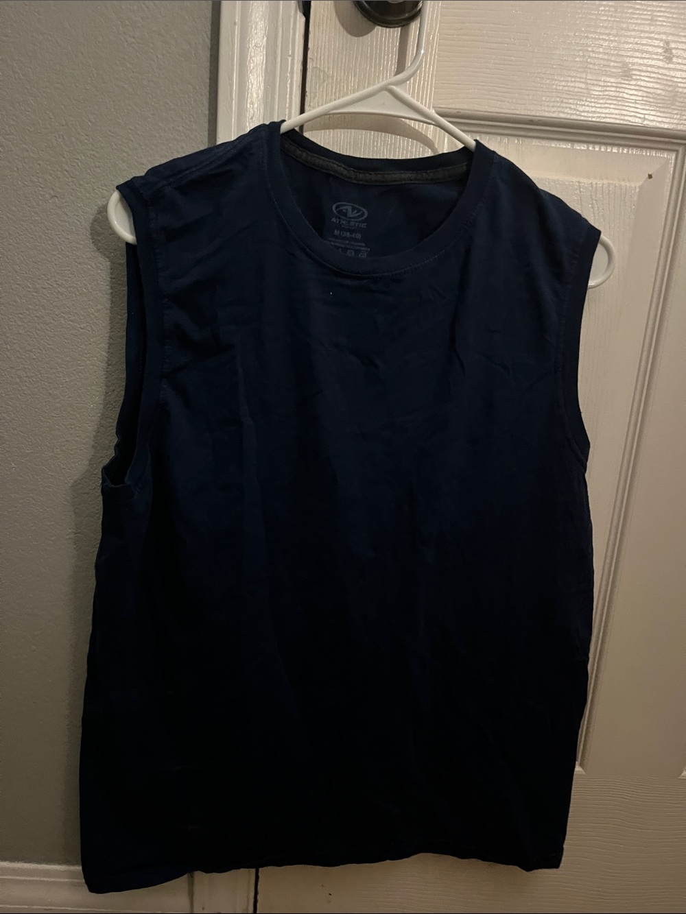 Athletic Works Men's Navy Blue Sleeveless Tank